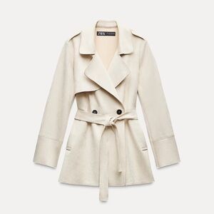 Zara Women's Beige Trench Coat